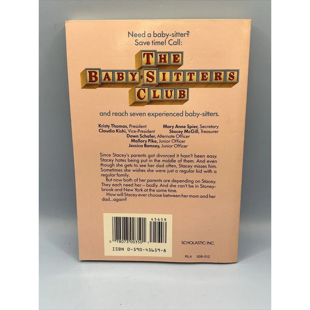 Stacey's Choice Ann. M Martin Babysitters Club #58